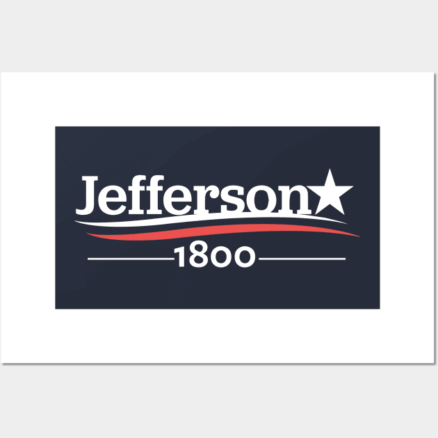 HAMILTON Musical THOMAS JEFFERSON 1800 Burr Election of 1800 Wall Art by YellowDogTees